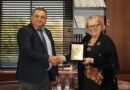 Rektori i UNT-së, Prof. Dr. Bekim Fetaji, uron Presidenten e Republikës së Kosovës, Justina Shiroka-Pula