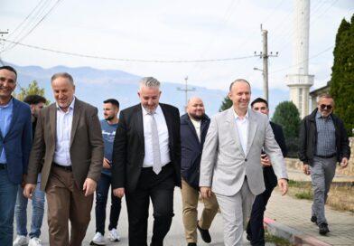 Afrim Gashi në mbështetje të kandidatit të VLEN-it për kryetar të Bërvenicës, Jakup Huseini