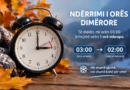 Sonte ndryshon ora, akrepat kthehen një orë pas!